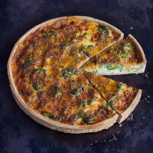 Shropshire Blue and Broccoli Tart | Wholesale Tarts - Peck and Strong