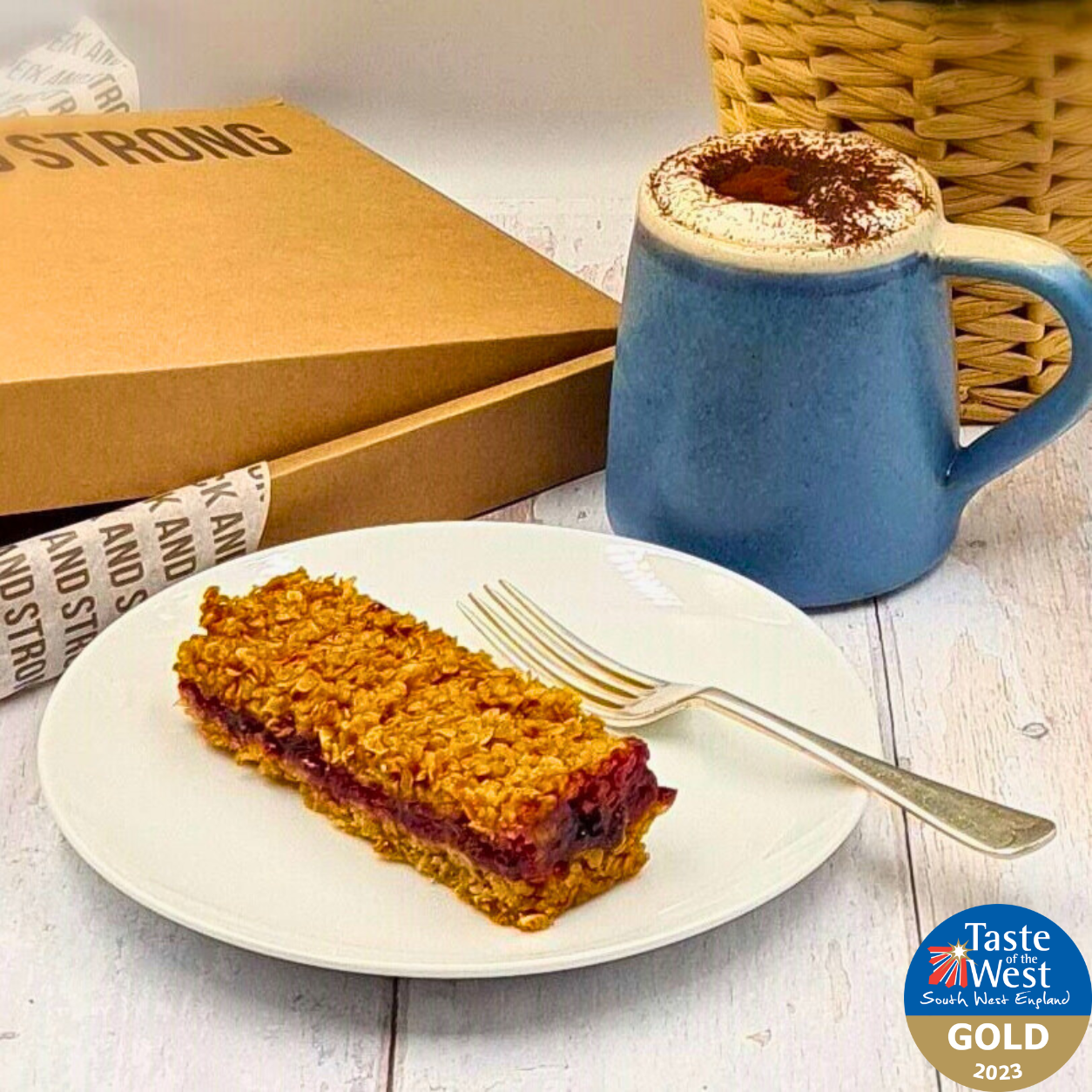 Apple & Blackcurrant Flapjacks